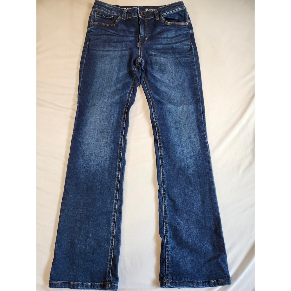 Arizona Jean‎ Co Superflex Bootcut Jeans Dark Wash Blue Denim Girls Size 16 Reg